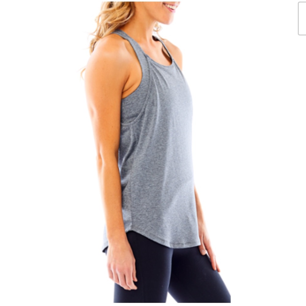 Carve Designs Gray Airlia Sports Tank; Size M